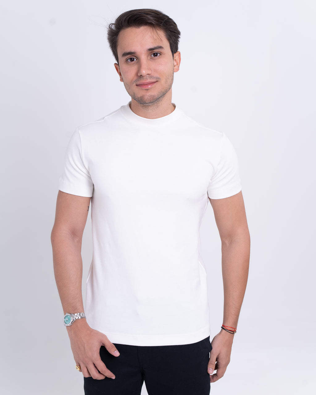 Gola Média Suedine Egípcio - Off White