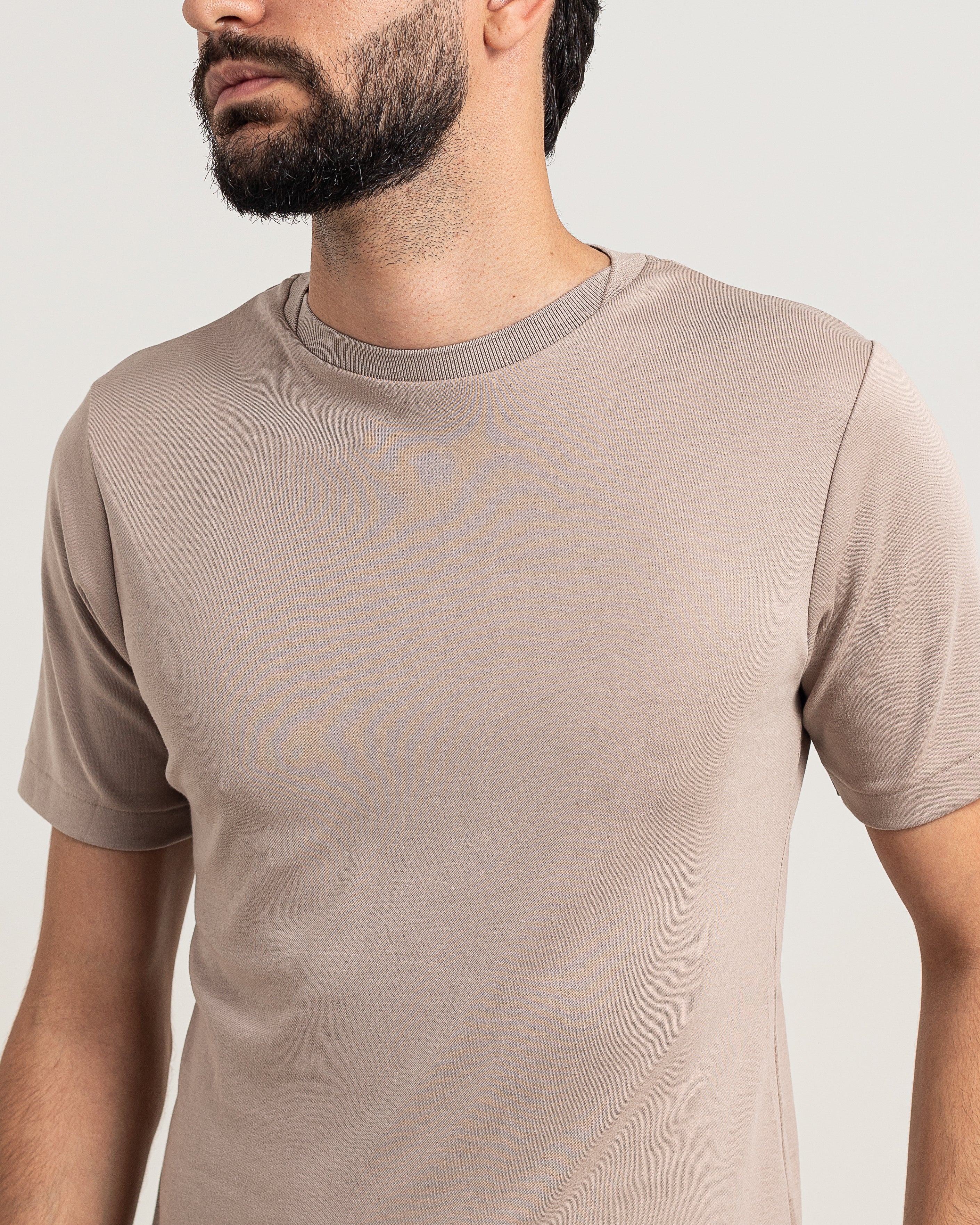 Camiseta Pima - Gola Cruzada Dupla - Goat