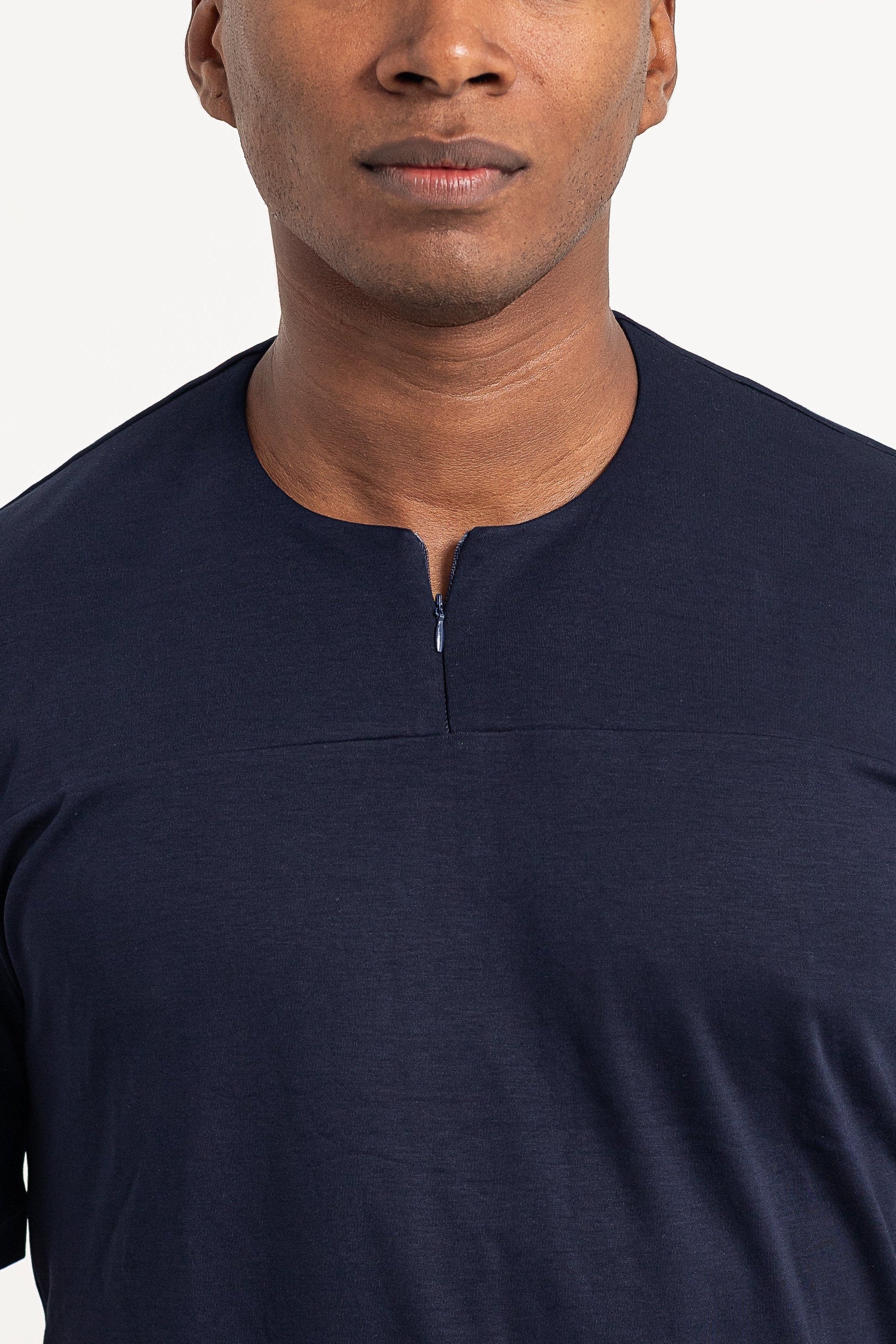 Camiseta Pima - Gola Home - Marinho