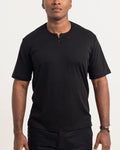 Camiseta Pima - Gola Home - Preto