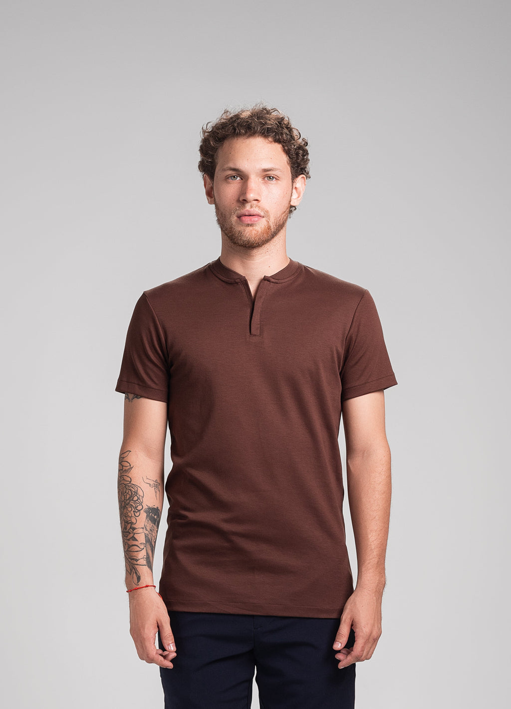Polo Pima - Bomber -  Marrom
